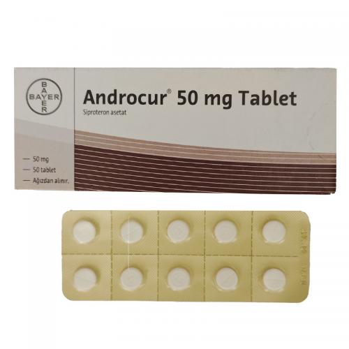 德国拜耳色普龙片（醋酸环丙孕酮）50mg*50片 Androcur Tabletten 50mg(Cyproterone Acetate)